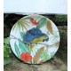 Lampe Tropicale Jungle Parrots en porcelaine